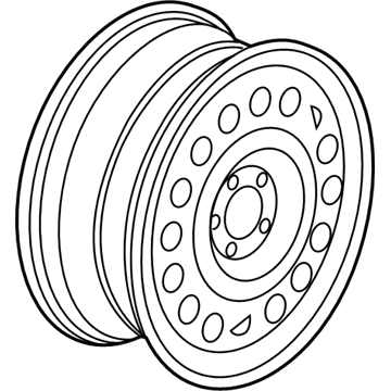 2022 Ford Transit Connect Spare Wheel - KT1Z-1015-D