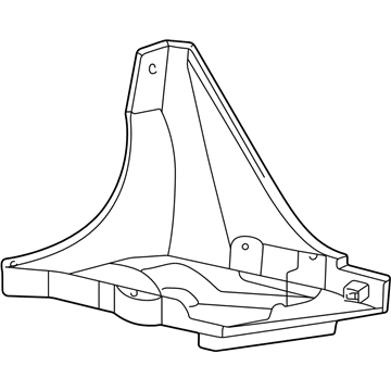 Lincoln 3W1Z-10732-BA Battery Tray