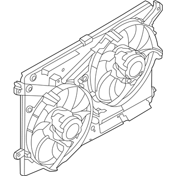 2013 Ford Fusion Cooling Fan Assembly - DG9Z-8C607-J