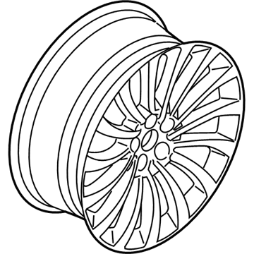 Lincoln LC5Z-1007-B Wheel, Alloy