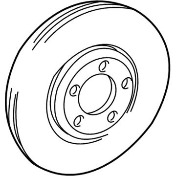 Lincoln 2U2Z-1V125-HB Brake Rotor