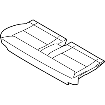 Ford MB5Z-7863804-CB COVER ASY - REAR SEAT CUSHION