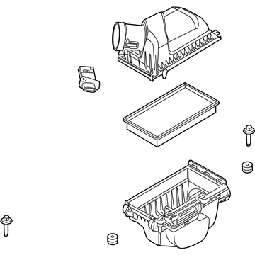 Mercury 9G1Z-9600-A Air Cleaner Assembly