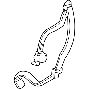 Ford 6C3Z-78611B68-AB Seat Belt Assembly