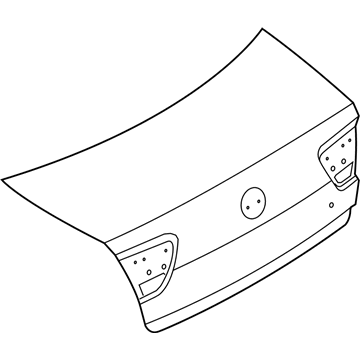 Ford 7N7Z-5440110-A Door Assembly - Luggage Compartment