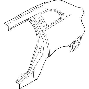 Ford AE9Z-7427841-A Panel - Body Side - Rear