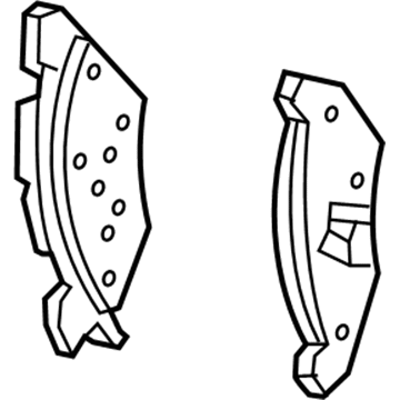 Ford 4U2Z-2V200-CA Rear Pads