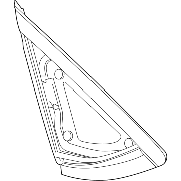 Ford LJ8Z-5829726-A Quarter Glass