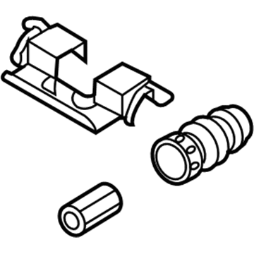 Mercury 6U2Z-2321-E Brake Pads Mount Kit