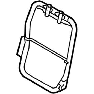 Lincoln DE9Z-74613A38-A Seat Back Frame