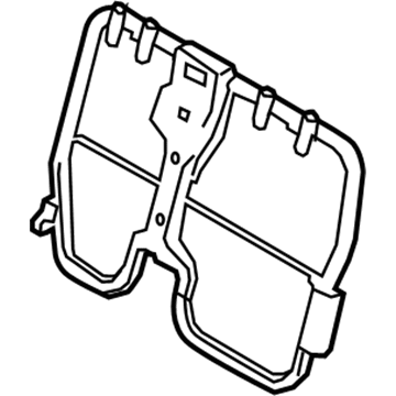 Lincoln DE9Z-74613A39-A Seat Back Frame