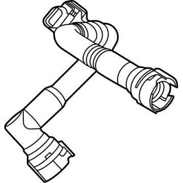 Ford Bronco Sport Crankcase Breather Hose - JX6Z-6758-B