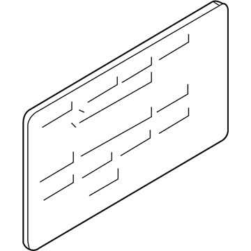 Ford XW4Z-8653-BA Warning Label