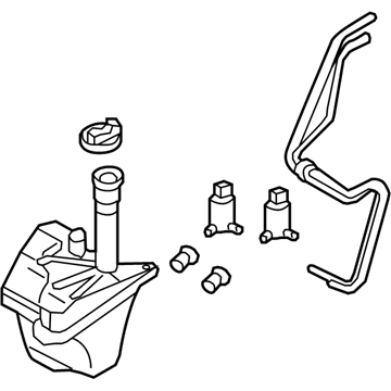 Mercury 7L8Z-17618-A Washer Reservoir