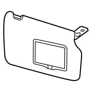 Ford AE8Z-5404105-BA Sun Visor Assembly