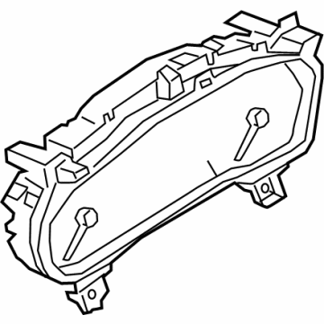 Ford KT1Z-10849-EA Cluster Assembly