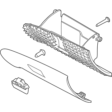 Mercury AE5Z-54060T10-AB Glove Box Assembly