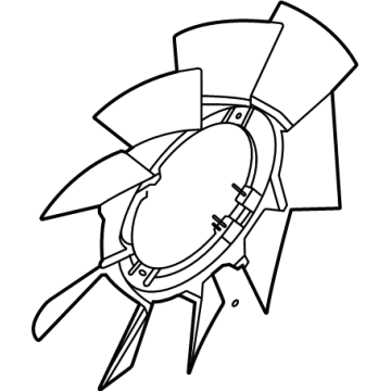 Ford LC3Z-8600-B Fan Blade