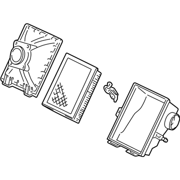 Mercury YF1Z-9600-AA Air Cleaner Assembly