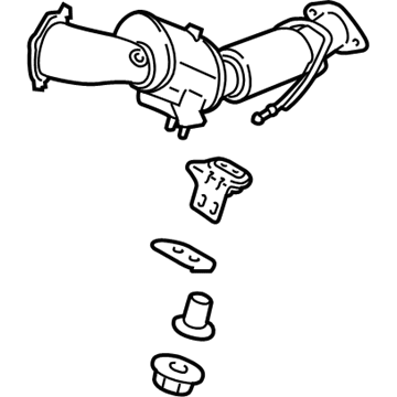 2017 Ford Fusion Catalytic Converter - DG9Z-5E212-J