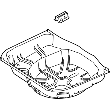 Ford BB5Z-7811215-A Rear Floor Pan