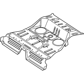 Ford DB5Z-7811160-A Center Floor Pan