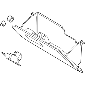 Ford F87Z-1006024-AAE Glove Box Assembly