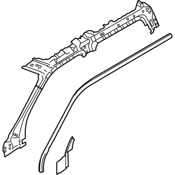 Ford HC3Z-2651186-A Windshield Pillar Reinforcement