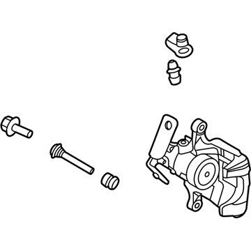 Ford LK4Z-2552-C Caliper Assembly