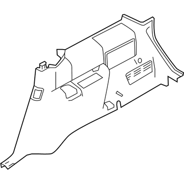 Ford 8A8Z-7431112-BB Lower Quarter Trim