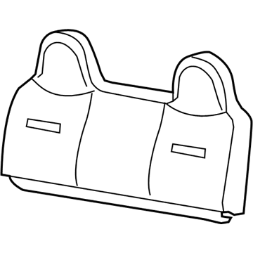 Ford 7C3Z-2564416-JB Seat Back Cover Assembly