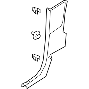 Ford KB3Z-2652018-AB Lower Pillar Trim