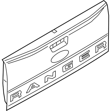 Ford KB3Z-2140110-A TAILGATE ASY LESS HINGES