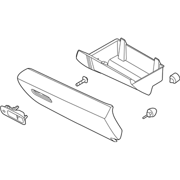 Lincoln DA5Z-54060T10-AA Glove Box Assembly