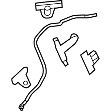 Ford HB5Z-78502C52-A Drain Hose