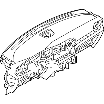 Ford LB5Z-7804320-AB Instrument Panel