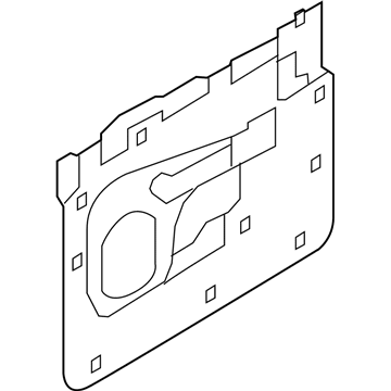 Lincoln 9L1Z-7827458-A Water Shield