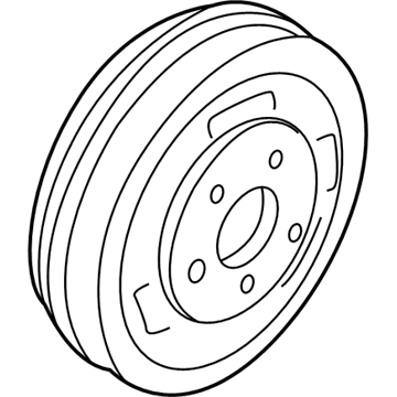 2001 Ford Escape Brake Drum - 2U2Z-1V126-C