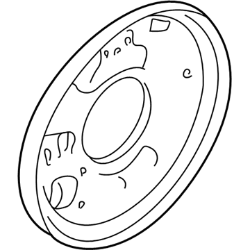 Mercury YL8Z-2211-AA Backing Plate