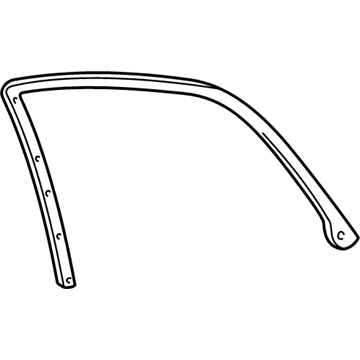 2007 Ford Taurus Weather Strip - 4F1Z-5425324-AA