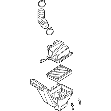 Lincoln K2GZ-9600-E Air Cleaner Assembly