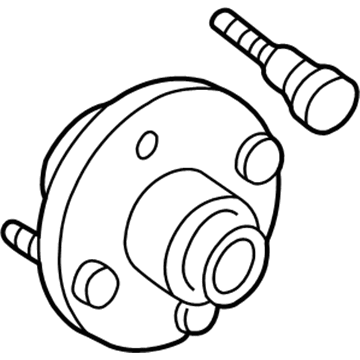 Mercury 3F1Z-1104-BA Hub & Bearing