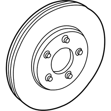 Ford YF1Z-1V125-C Rotor