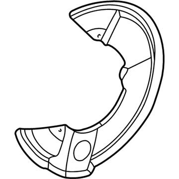 Mercury 4F1Z-2K004-AA Splash Shield