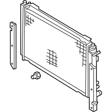 Mercury H2MZ-8005-P Radiator Assembly