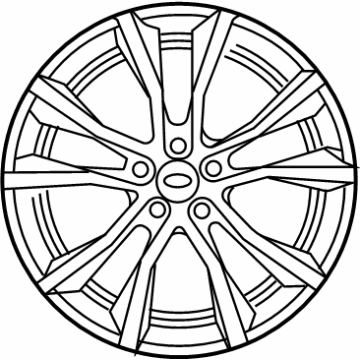 Ford HB5Z-1007-A Wheel, Alloy