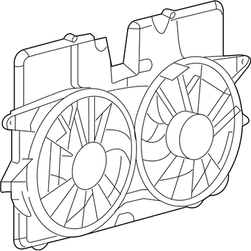 Ford 8L8Z-8C607-B Fan Assembly