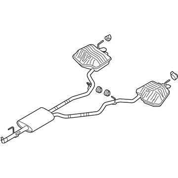 Ford Explorer Muffler - L1MZ-5230-A