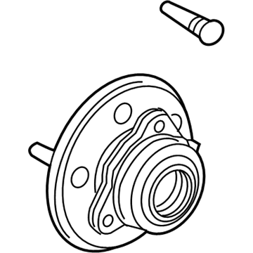 Ford G2MZ-1104-E Hub & Bearing