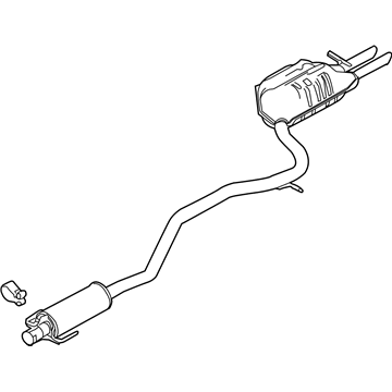 Mercury 9E5Z-5230-K Muffler & Pipe